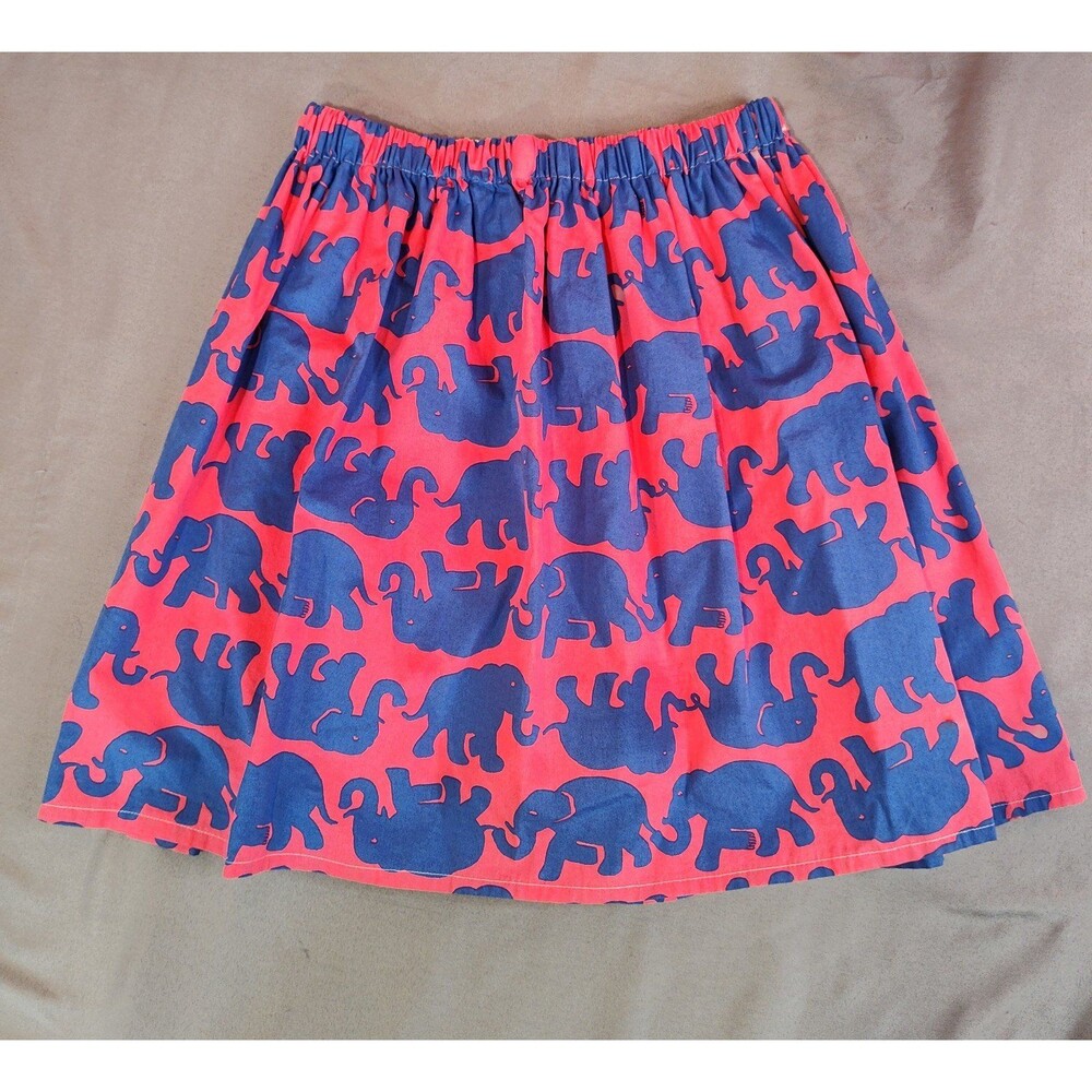 Women's Preppy Pink Shop Tusk in the Sun Cissy Skirt Small Pink Blue